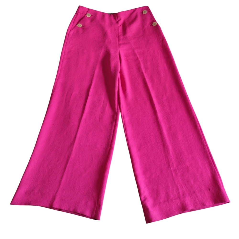 J. Crew Size 10 Wide-leg Sailor Pant in Triple Dobby